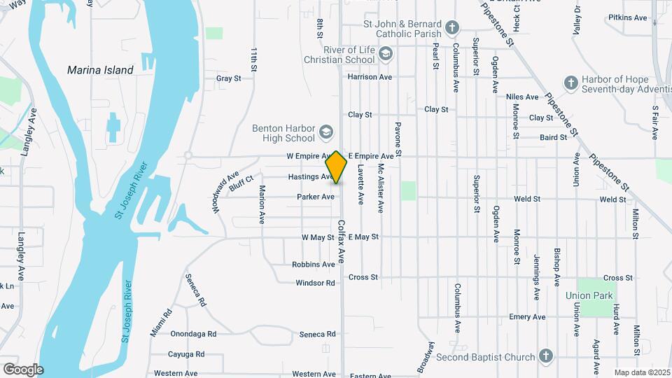 982 Colfax Ave Map and Location Details