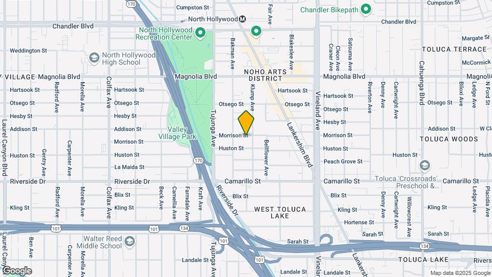 11250 Morrison St Map and Location Details