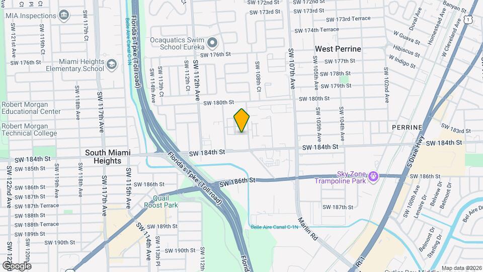 10924 SW 182nd Ln Map and Location Details