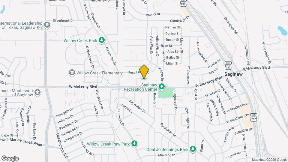 820 W McLeroy Blvd Map and Location Details