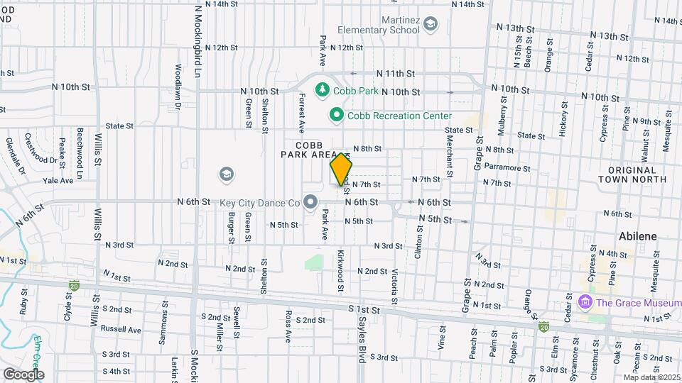 628 Kirkwood St Map and Location Details
