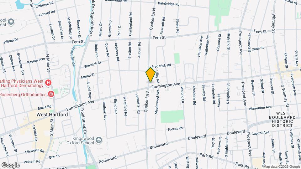 804 Farmington Ave Map and Location Details