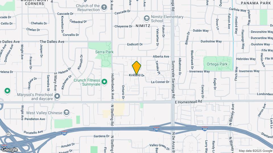 650 Kirkland Dr Map and Location Details
