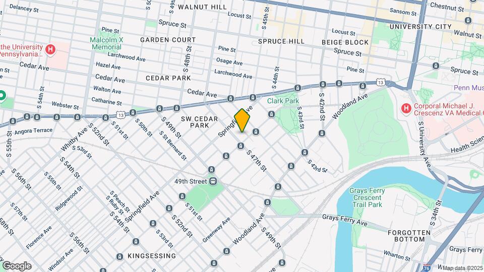 4617 Chester Ave Mapa y Detalles de la Ubicación