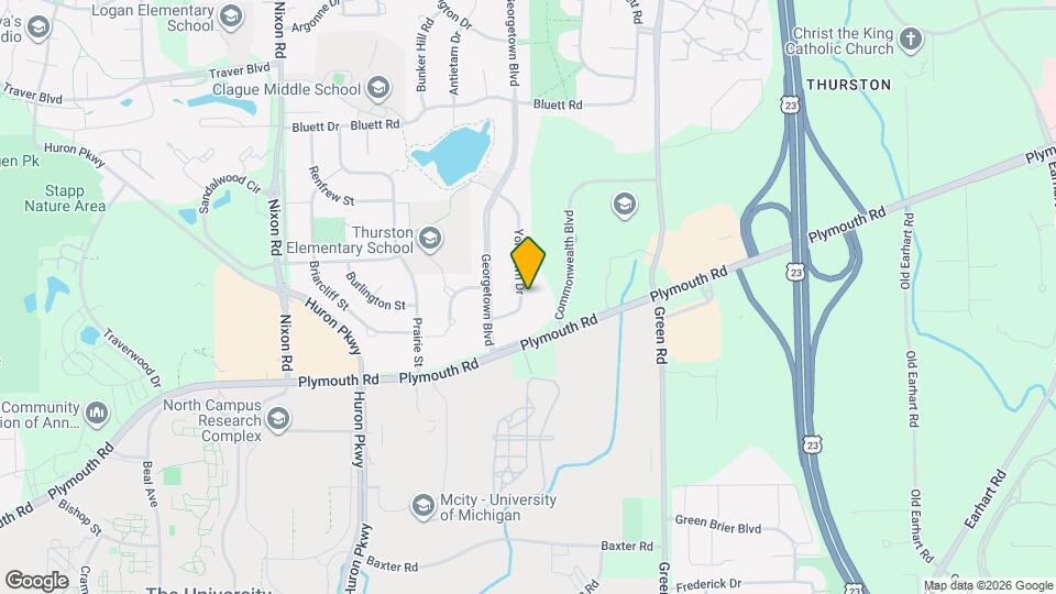 2098 Yorktown Dr Map and Location Details