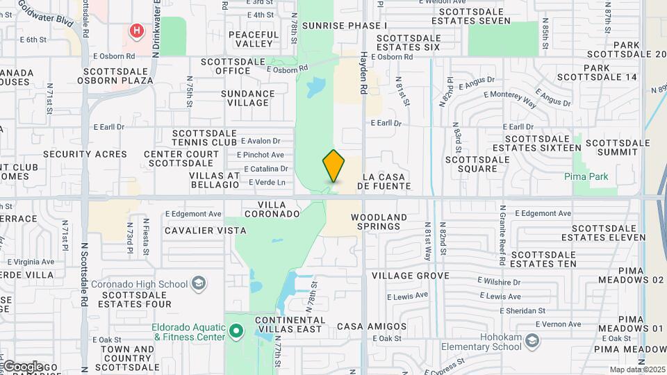 7910 E Thomas Rd, Unit 107 Map and Location Details