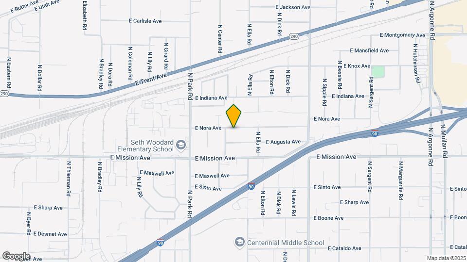 7718 E Nora Ave Map and Location Details