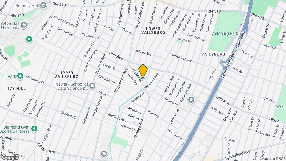 25 Valley St, Unit 1 Mapa y Detalles de la Ubicación