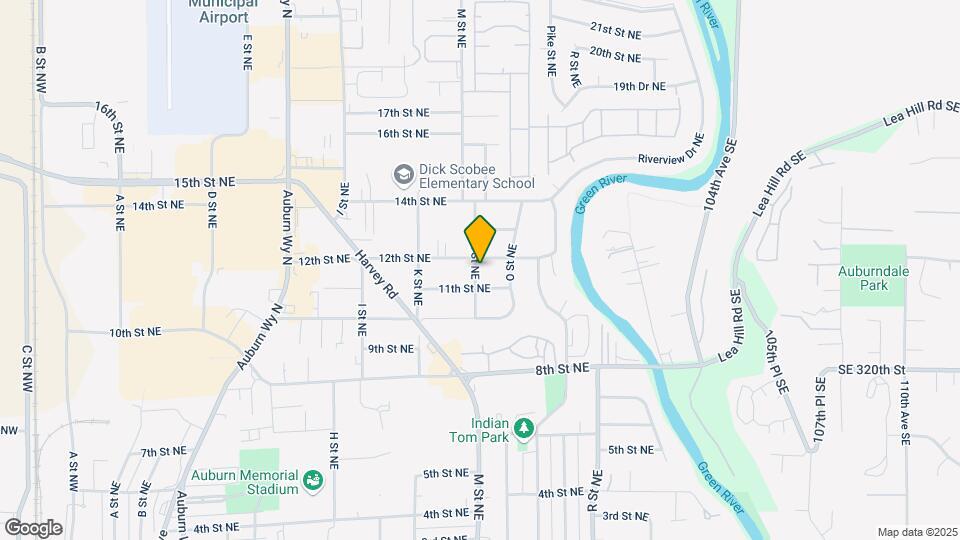 1302 12th St NE Map and Location Details