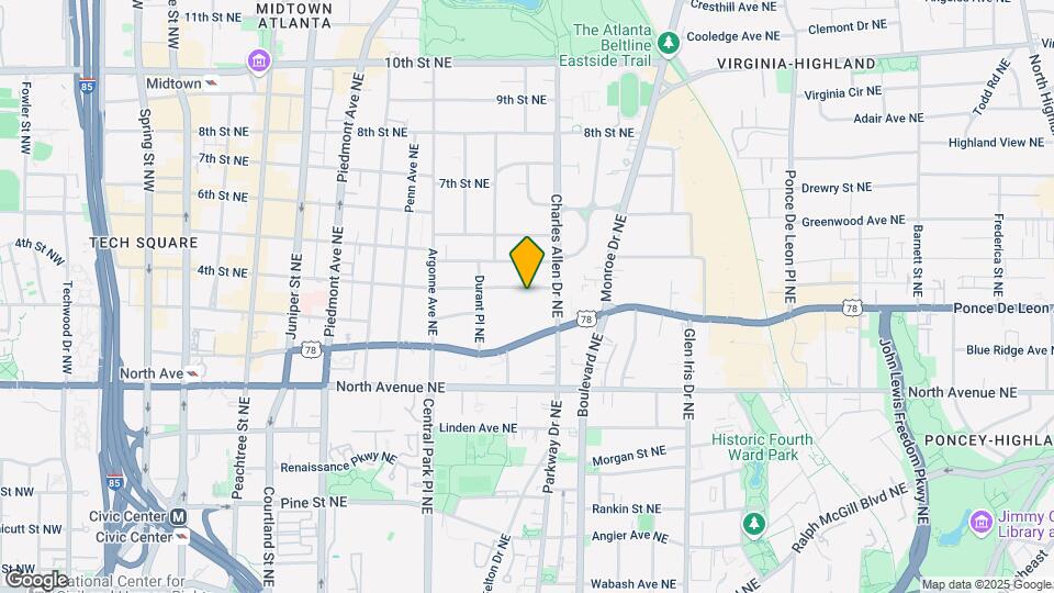 405 4th St NE Map and Location Details