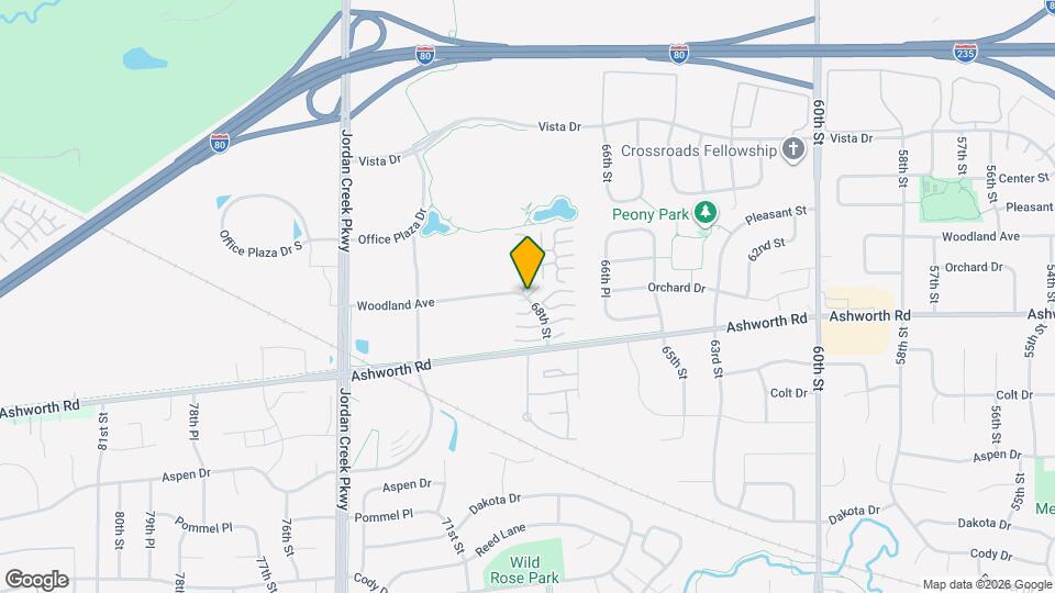 6855 Woodland Ave Map and Location Details