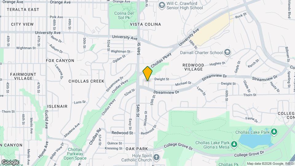 3416 Winlow St Map and Location Details