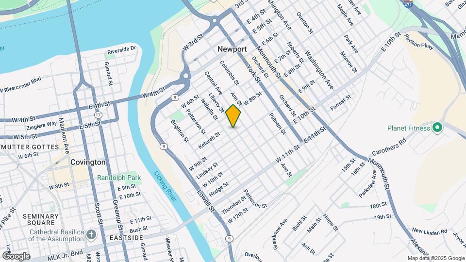 836 Liberty St Mapa y Detalles de la Ubicación