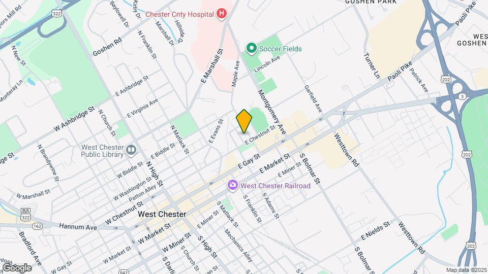 208 N Penn St, Unit 1 Map and Location Details