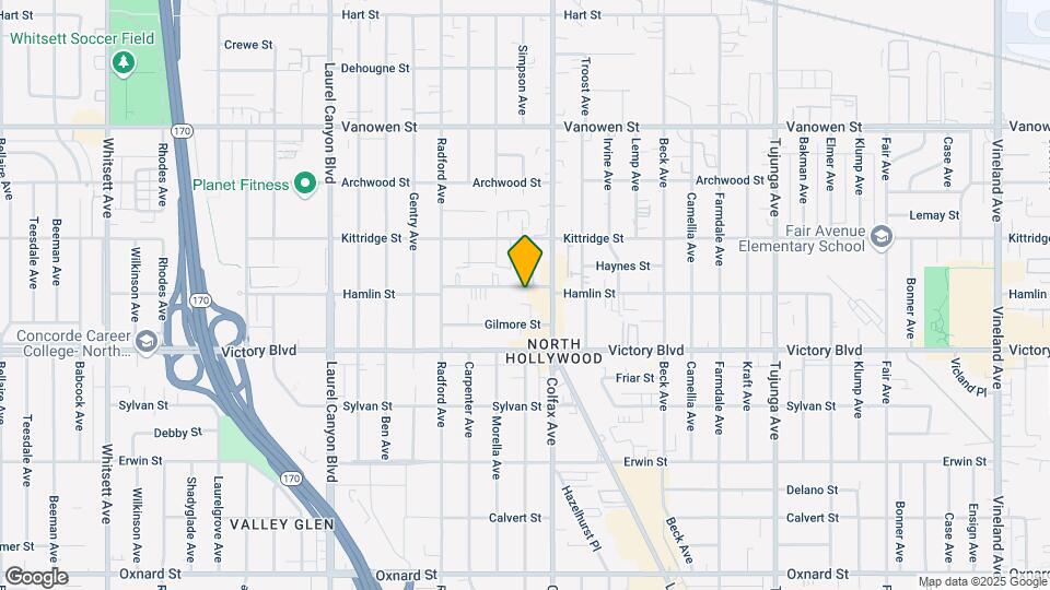 11730 Hamlin St Map and Location Details