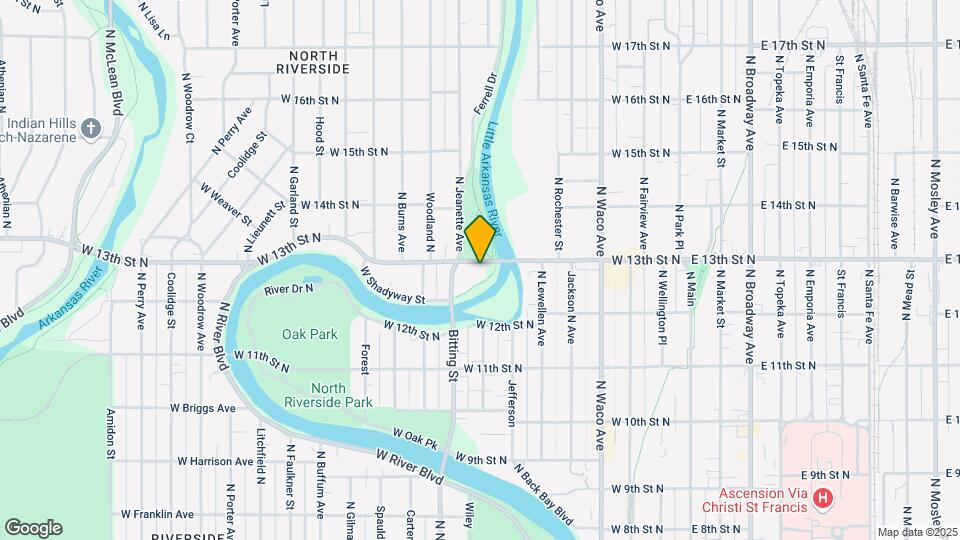 711 W 13th St N Map and Location Details