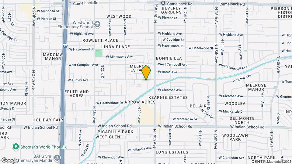 4346 N 19th Dr Map and Location Details