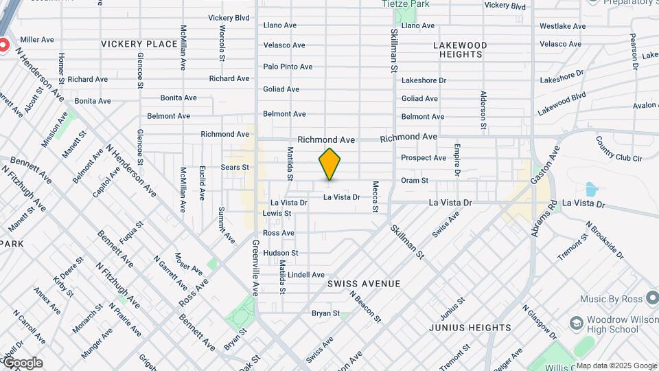 5906 Oram St Map and Location Details