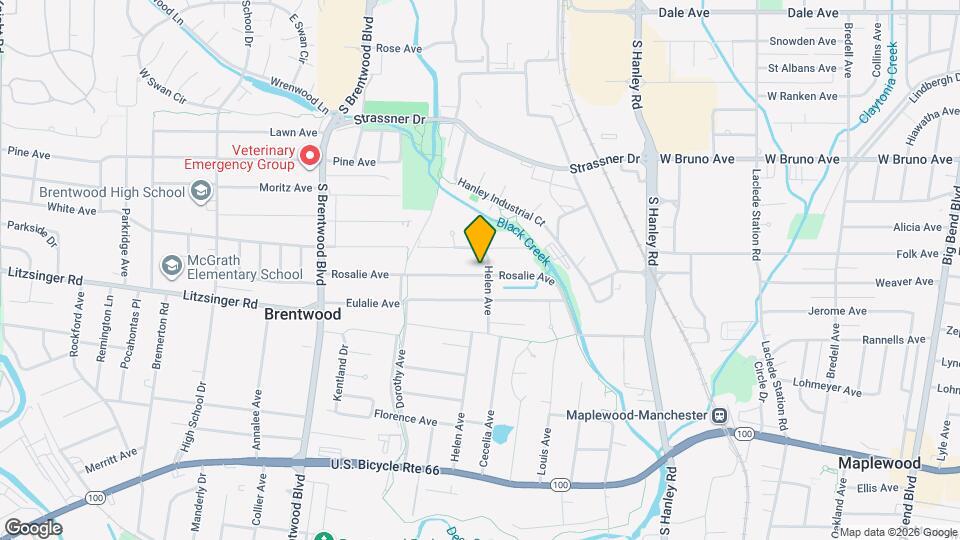 8609 Rosalie Ave Map and Location Details