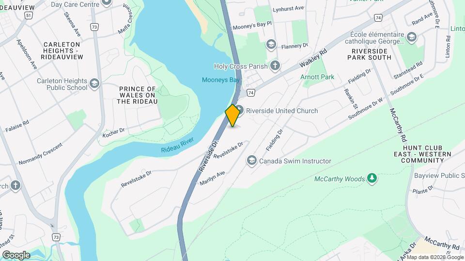 3195 Riverside Dr. Map and Location Details