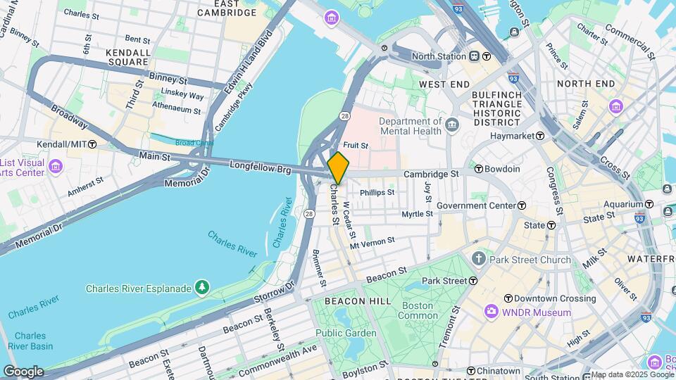 145 Charles St, Unit 4 Map and Location Details