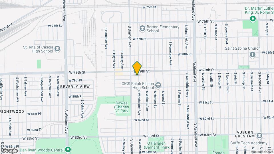 7920 S Winchester Ave Mapa y Detalles de la Ubicación