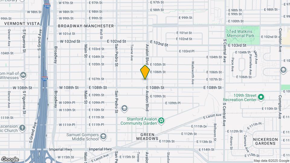 Avalon Mapa y Detalles de la Ubicación