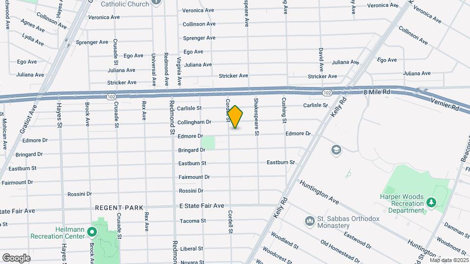 16419 Edmore Dr Map and Location Details