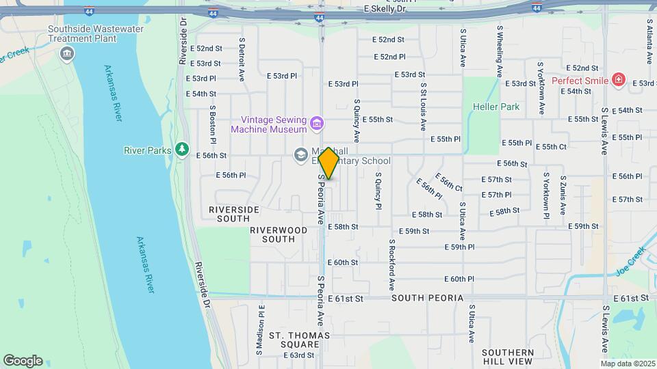 5614 S Peoria Ave Map and Location Details