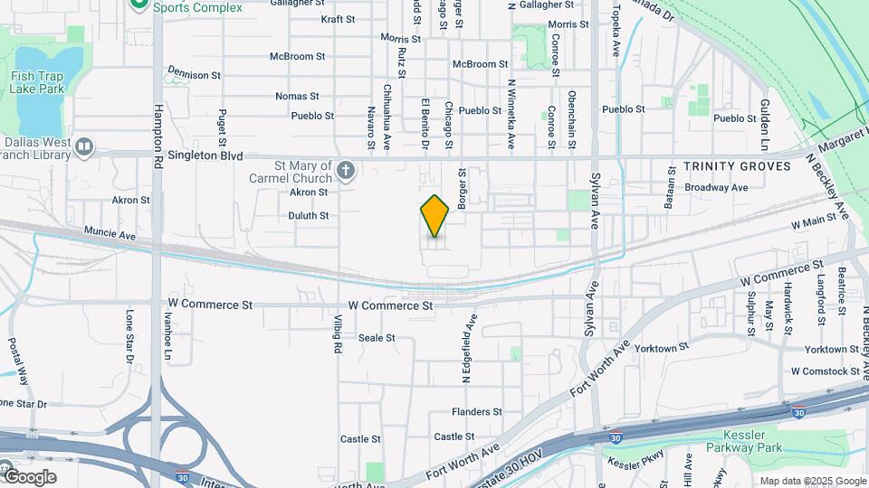 2513 El Camino Ln Map and Location Details