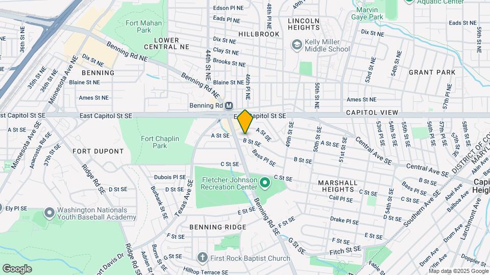 29 46th St SE, Unit Condo in DC Map and Location Details