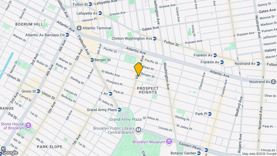 619 Vanderbilt Ave Map and Location Details