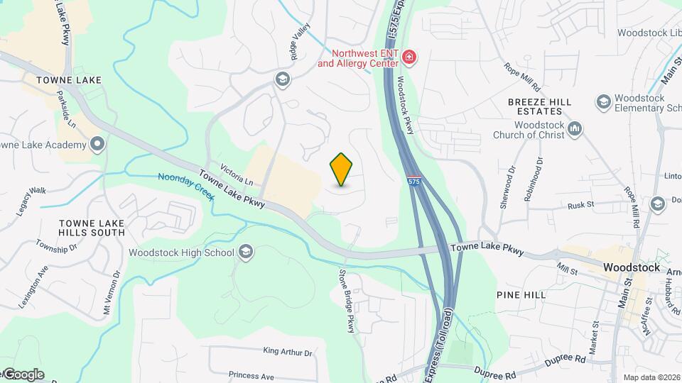 214 Parkridge Dr Mapa y Detalles de la Ubicación