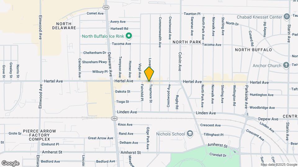 1209 Hertel Ave Map and Location Details