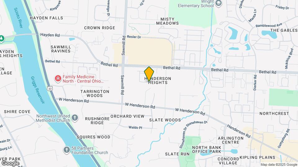 5301 Stonemeadow Ave Mapa y Detalles de la Ubicación