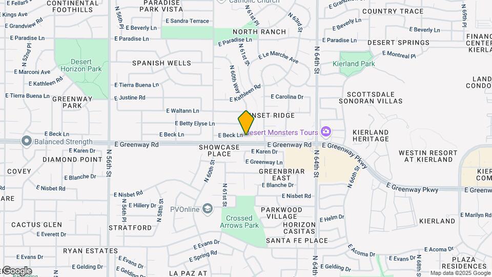 6073 E Beck Ln Map and Location Details