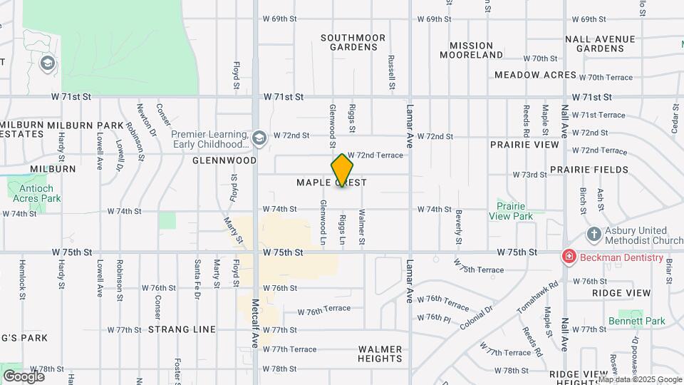 6611 W 73rd St Map and Location Details