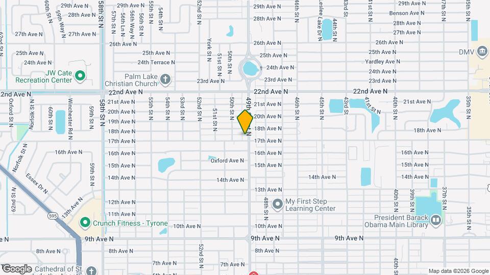 1700 49th Street N Map and Location Details