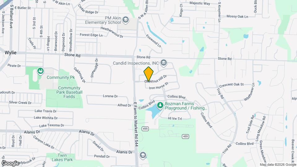 1202 Chestnut Hill Dr Map and Location Details