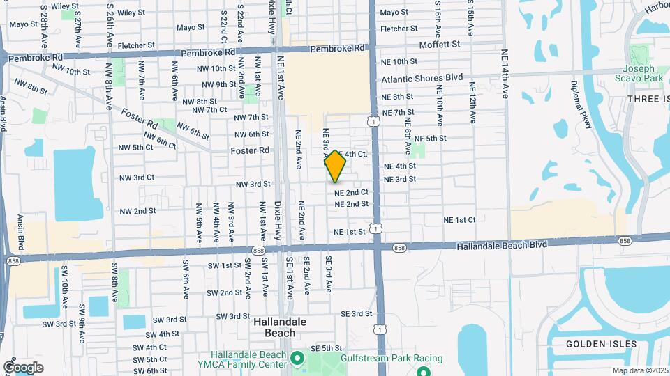 316 NE 3rd St Map and Location Details