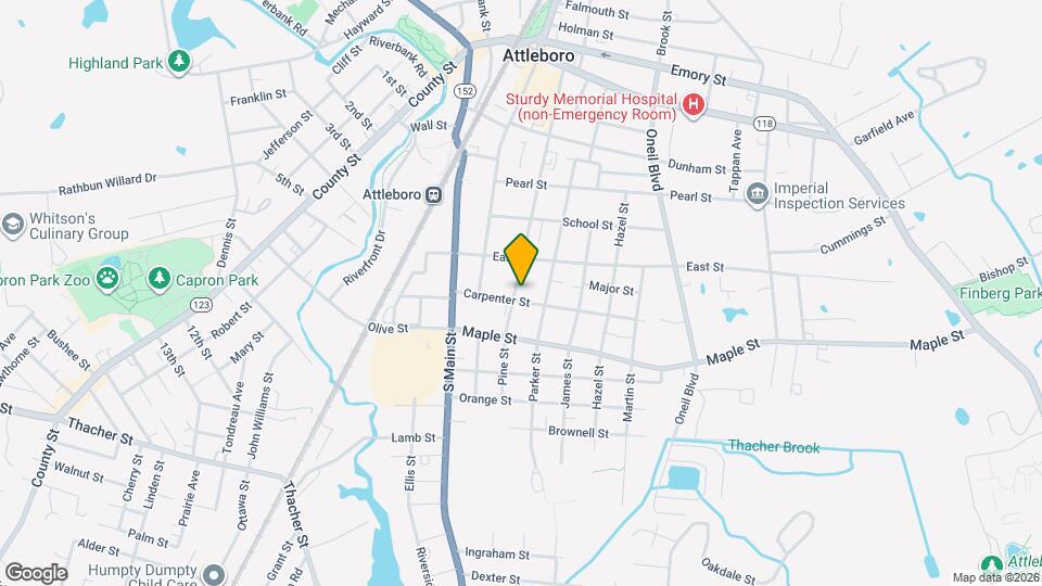 182 Pine St Map and Location Details