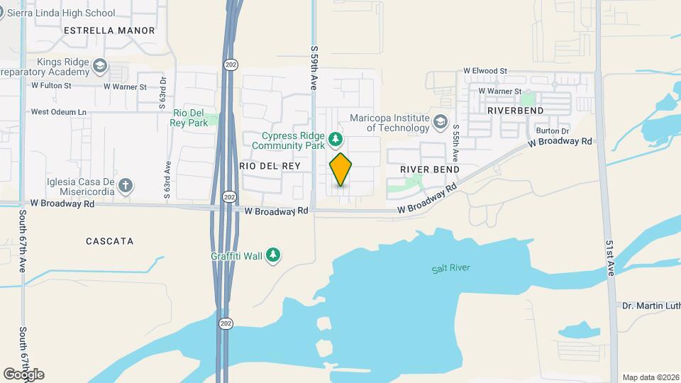4241 S 58th Dr Map and Location Details