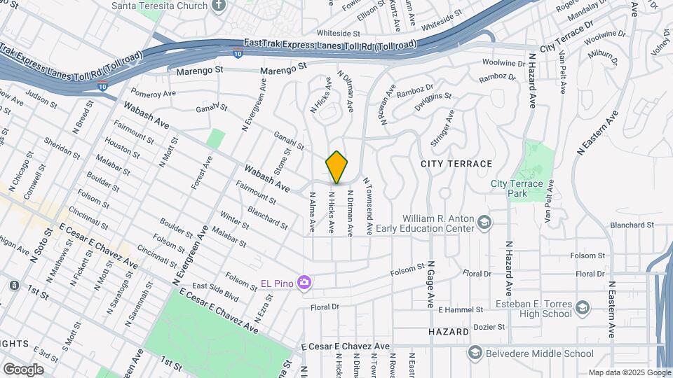 3264 City Terrace Dr Map and Location Details