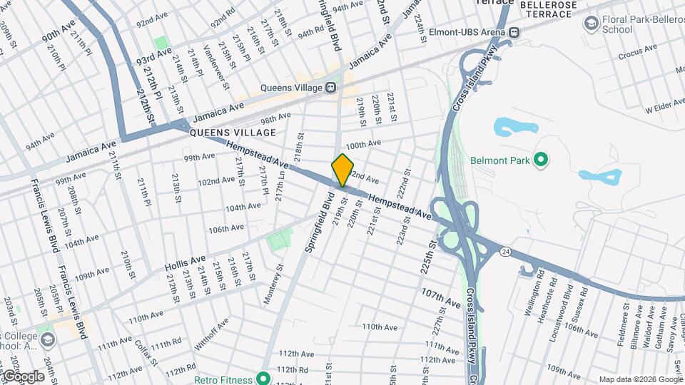 218-78 Hempstead Ave Map and Location Details