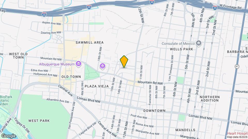 1272 Rosemont Ave NW Map and Location Details