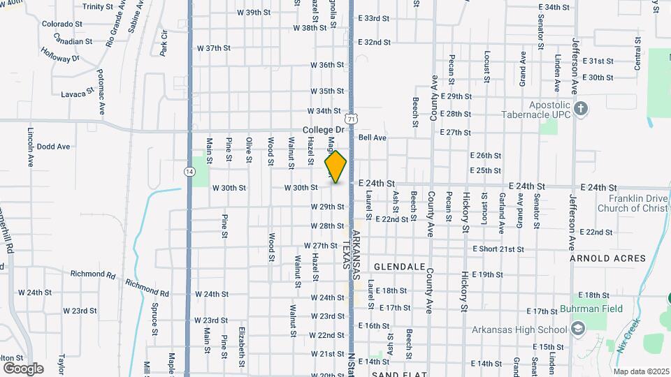 2924 Magnolia St Mapa y Detalles de la Ubicación