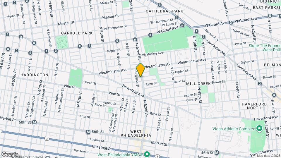 406 N 52nd St Map and Location Details