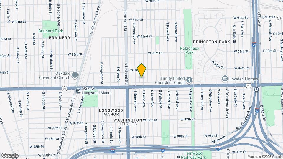 9432 S Union Ave Map and Location Details