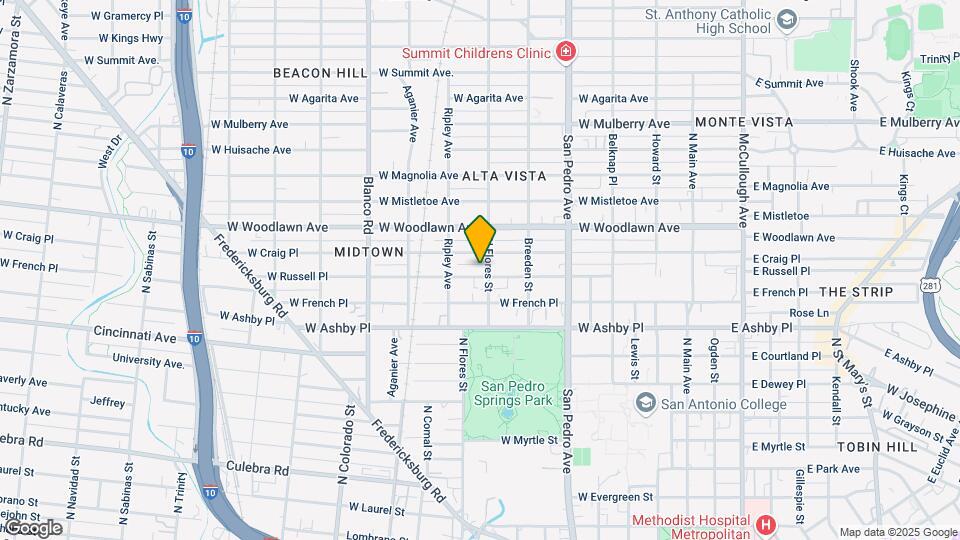 803 W Russell Pl Map and Location Details