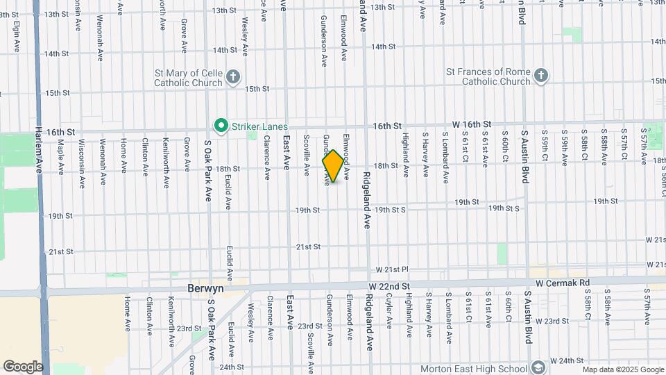 1827 Gunderson Ave Map and Location Details